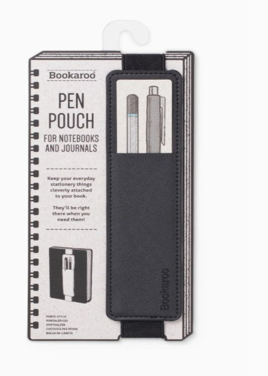 BOOKAROO PEN POUCH - BLACK