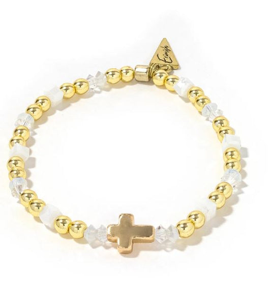 SIGNATURE CROSS GOLD BRACELET