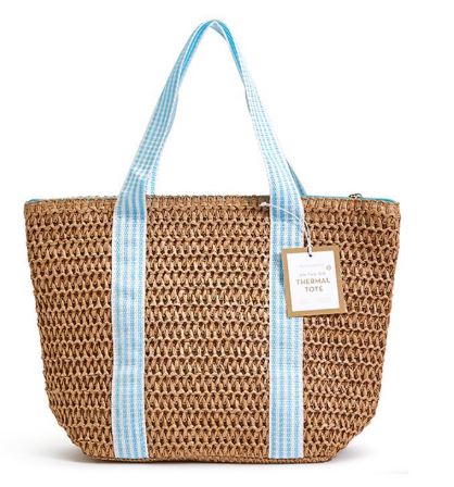 WOVEN THERMAL LUNCH TOTES