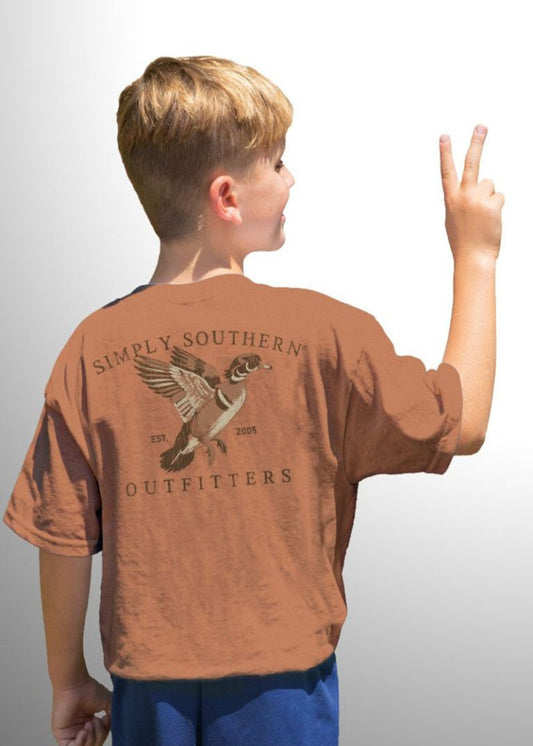YOUTH WOOD DUCK TSHIRT - CHESNUT