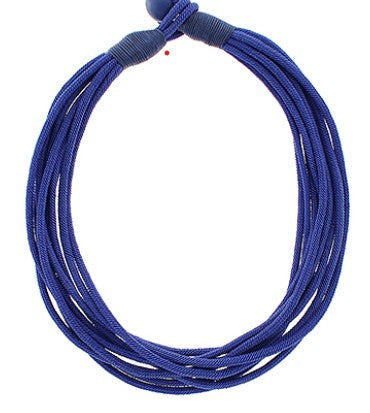 BLUE ROPE NECKLACE