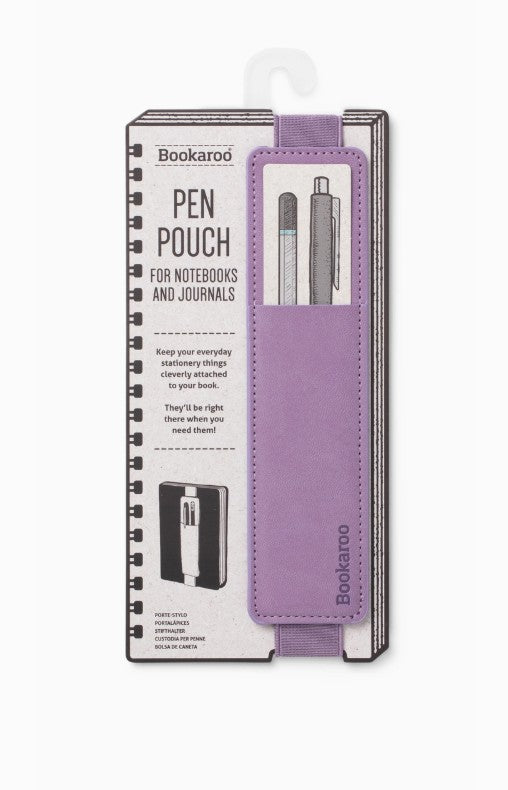 BOOKAROO PEN POUCH - AUBERGINE