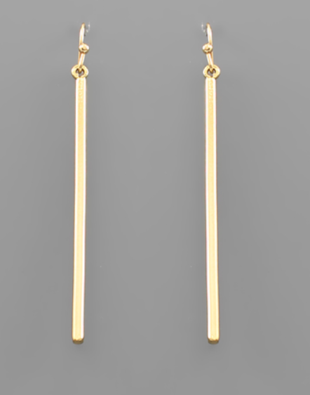 METAL BAR EARRINGS