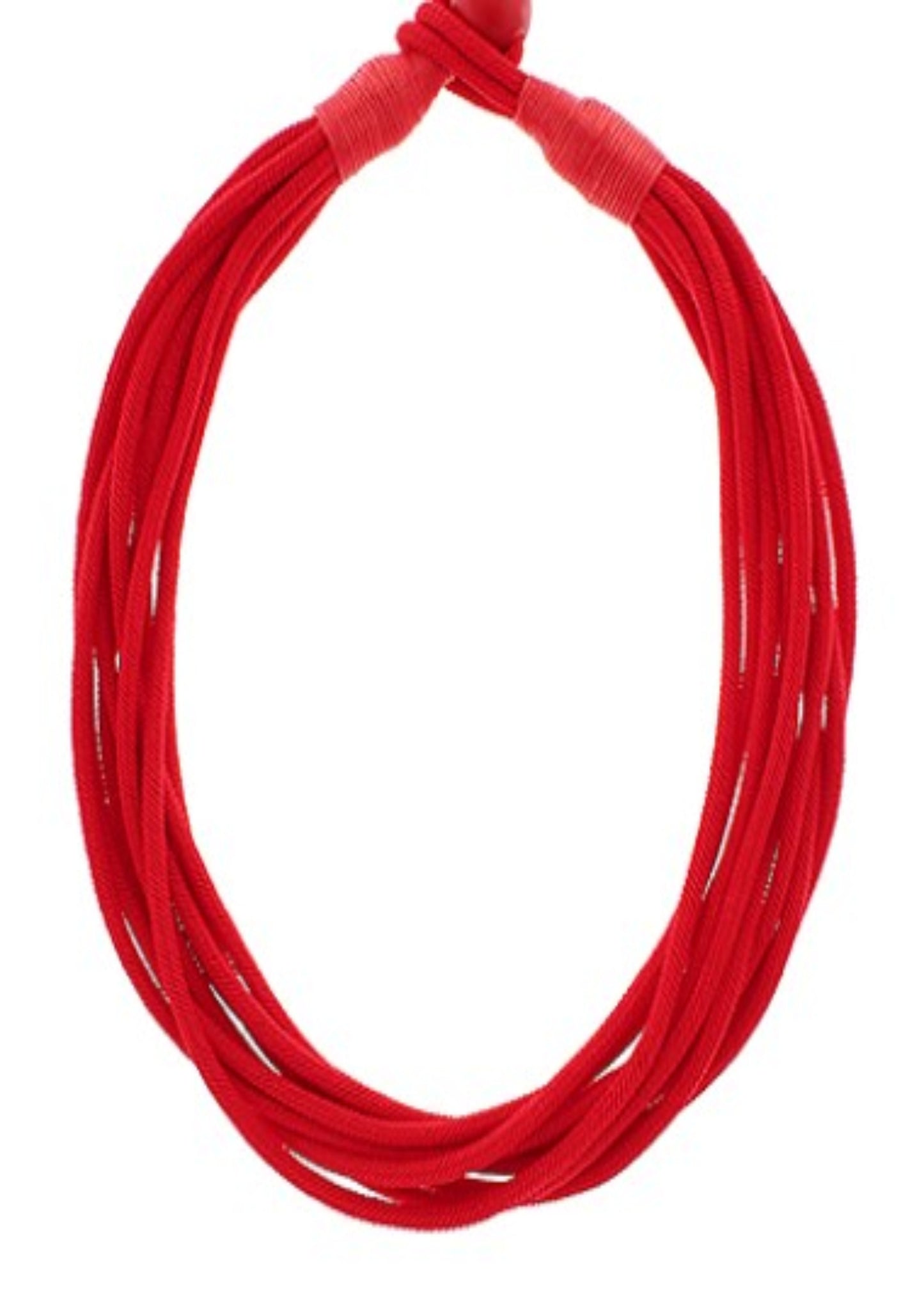 RED ROPE NECKLACE