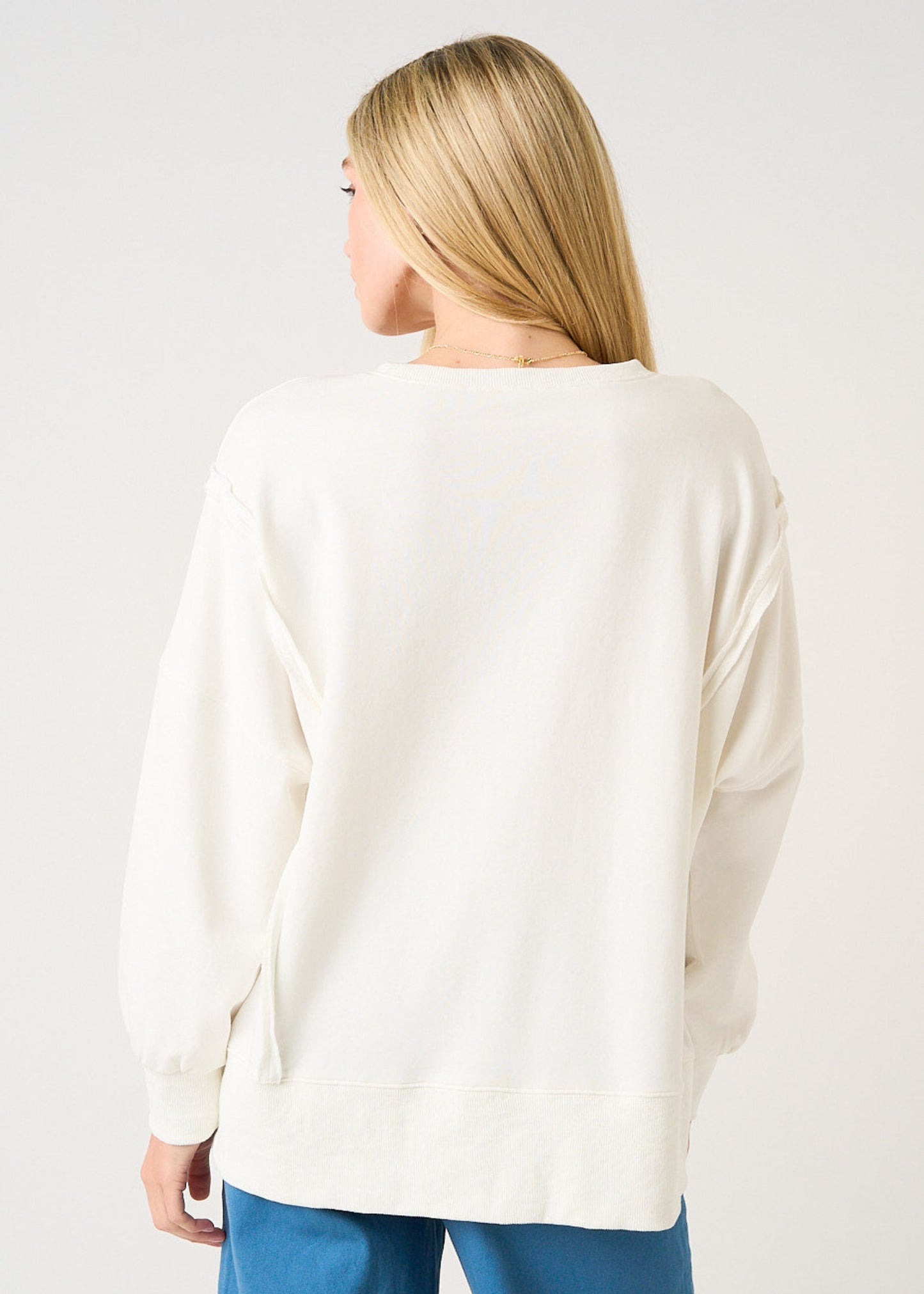 JESUS PATCHWORK SWEATSHIRT - OFF WHITE