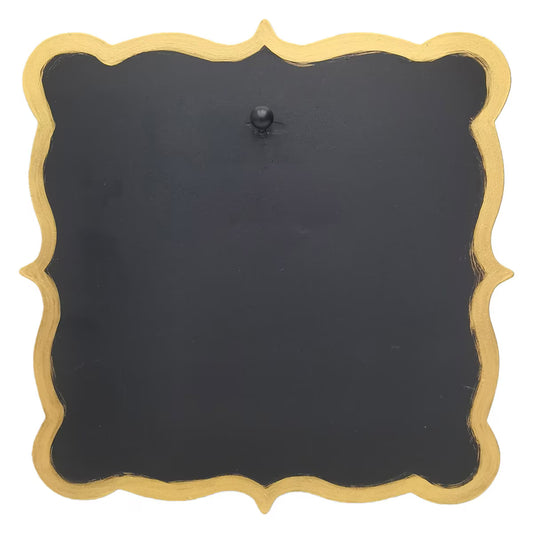 BLACK & GOLD SCALLOP DISPLAY BOARD