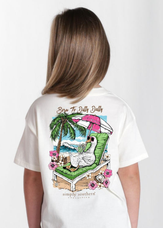 DILLY DALLY OYSTER TSHIRT - YOUTH