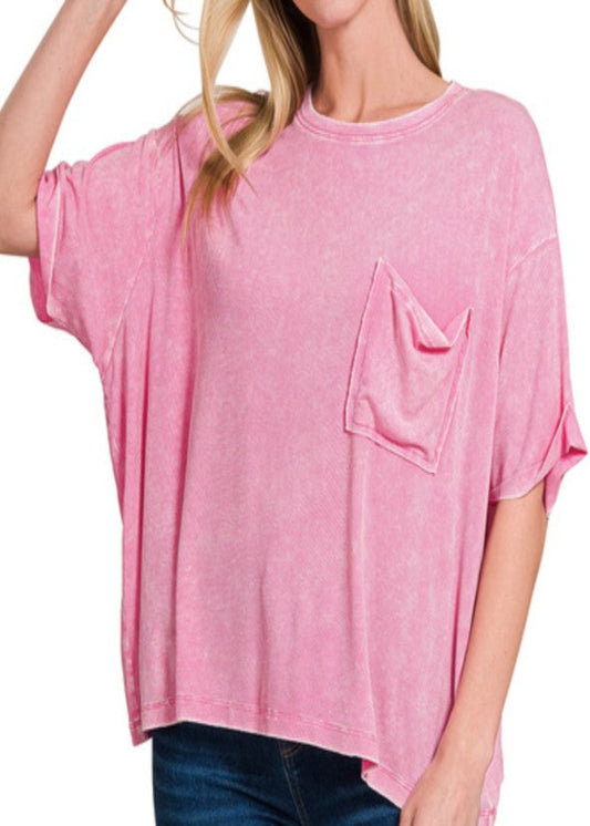 KELLAH TOP - CANDY PINK