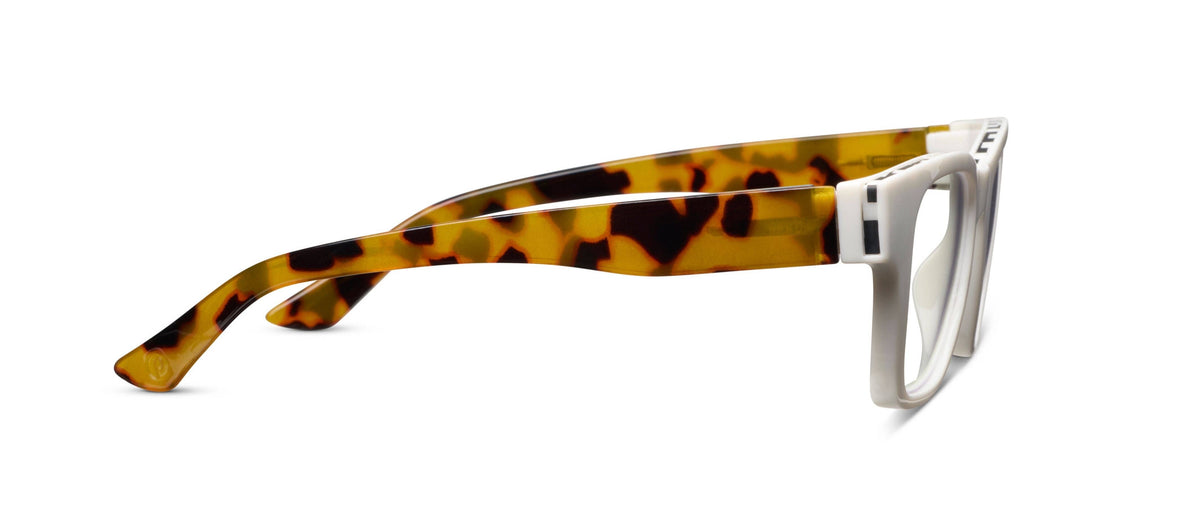 Bernadette (Blue Light) White/Tokyo Tortoise