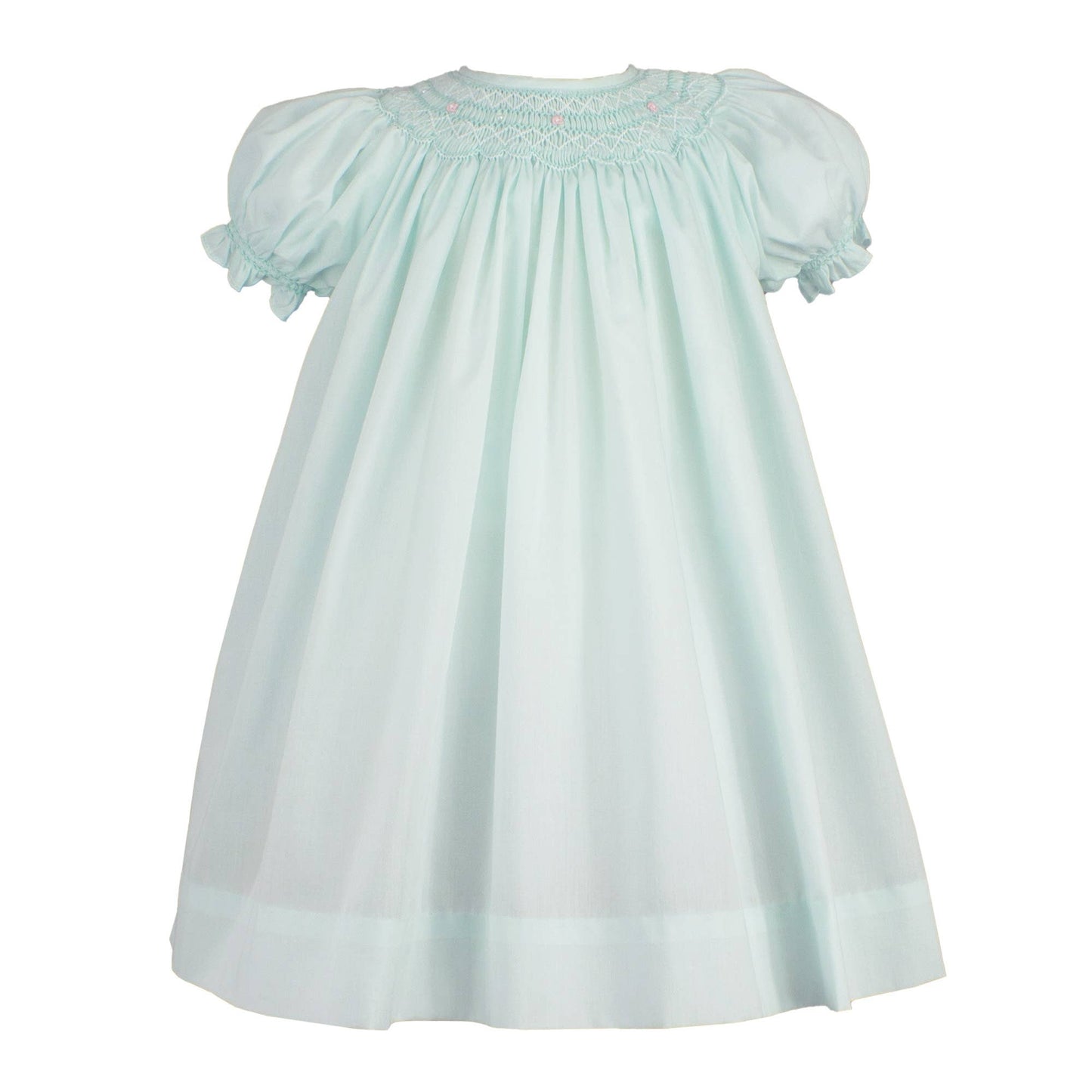 Bishop Smocked Daygown with Pearls