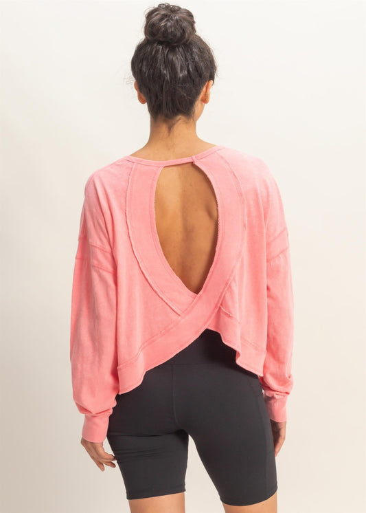 COLBIE TOP - TAFFY PINK