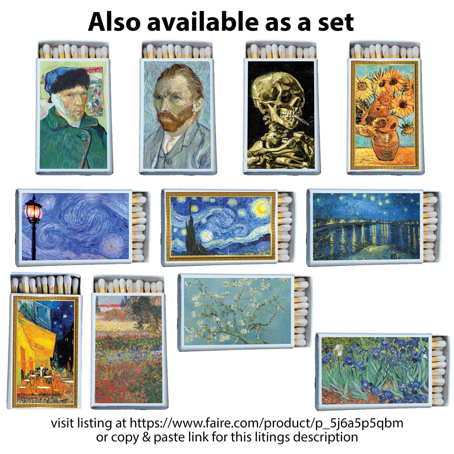 Matches - Van Gogh Garden of Flowers