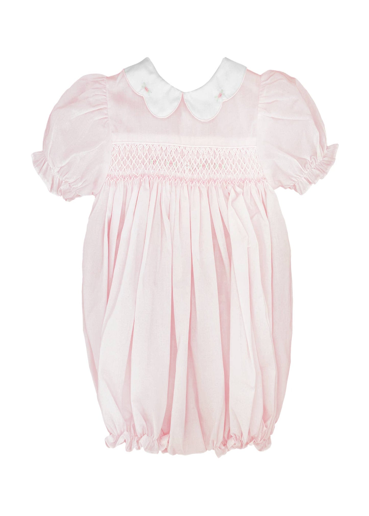 Hand Embroidered Smocked Bubble