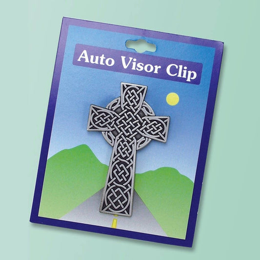 Celtic Cross Visor Clip