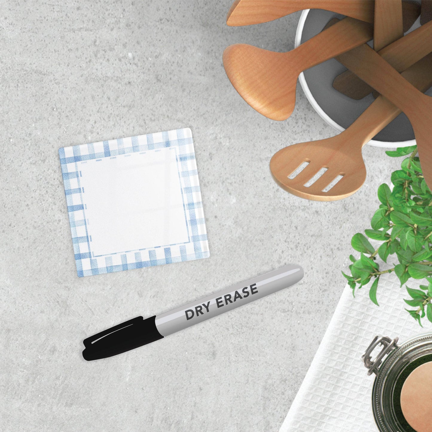 4x4 Clear Reminder Kalia Lane-Fantasy Garden Checker