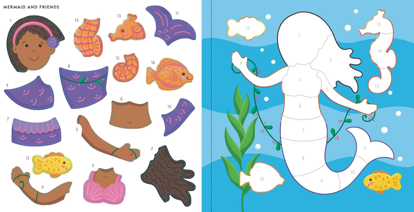 My First Color-by-Sticker Book -- Mermaids & More