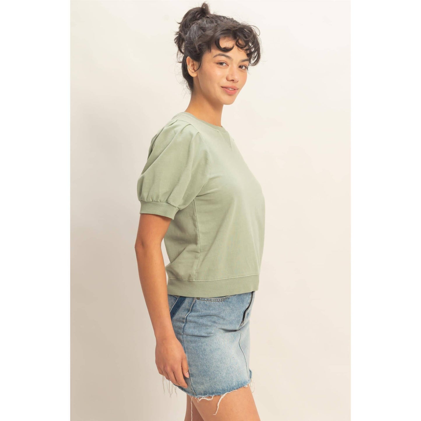 MAYA TOP - SAGE GREEN