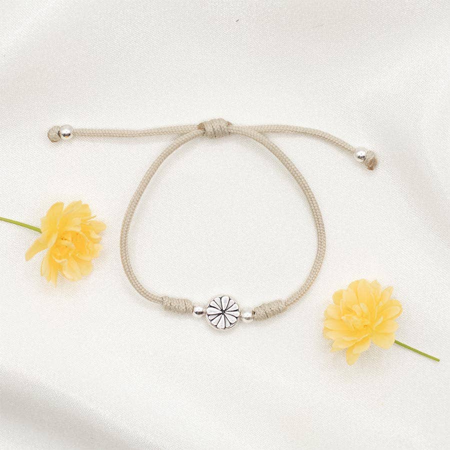 Bloom Bracelet - One Silver Flower