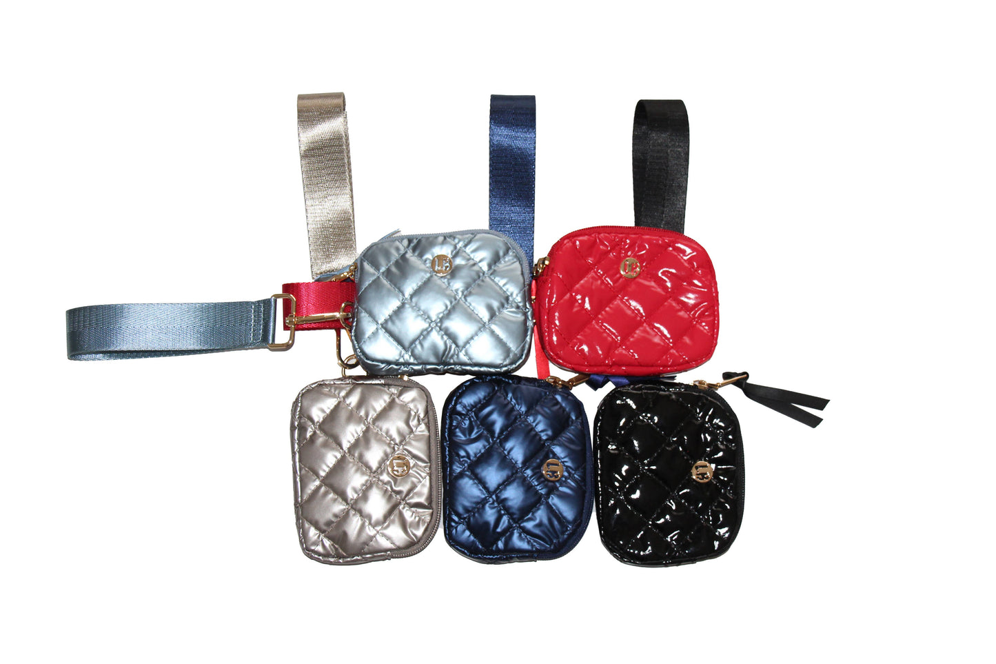 Jennifer Wristlet Wallet Keychain Frosted Sky