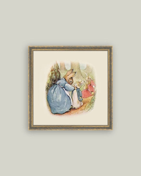 Peter Rabbit Framed Antique Art