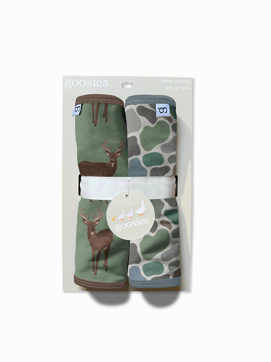 Deer & Camo Burp Cloth Sets