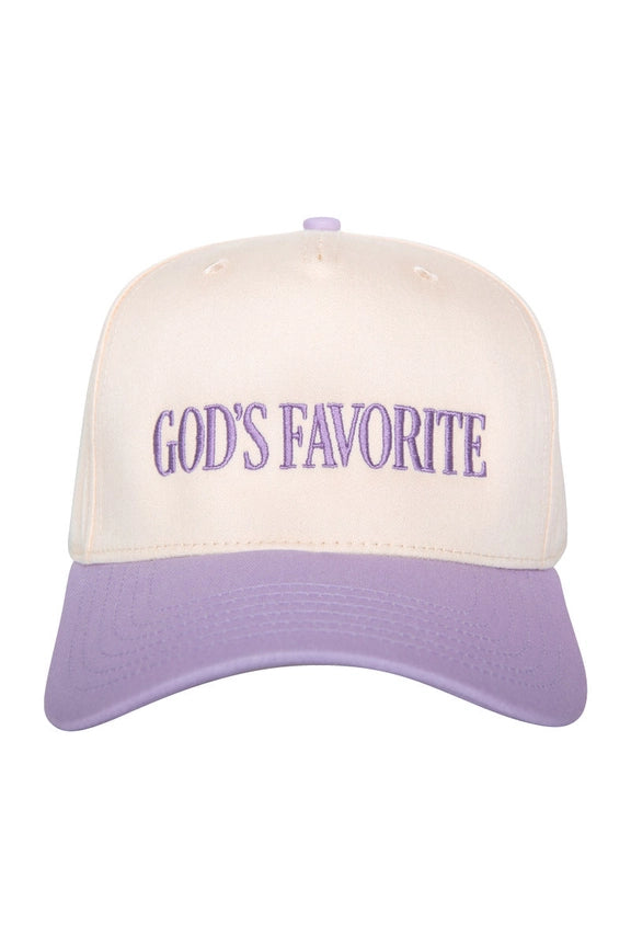 GOD'S FAVORITE TWO TONED VINTAGE HAT - PURPLE