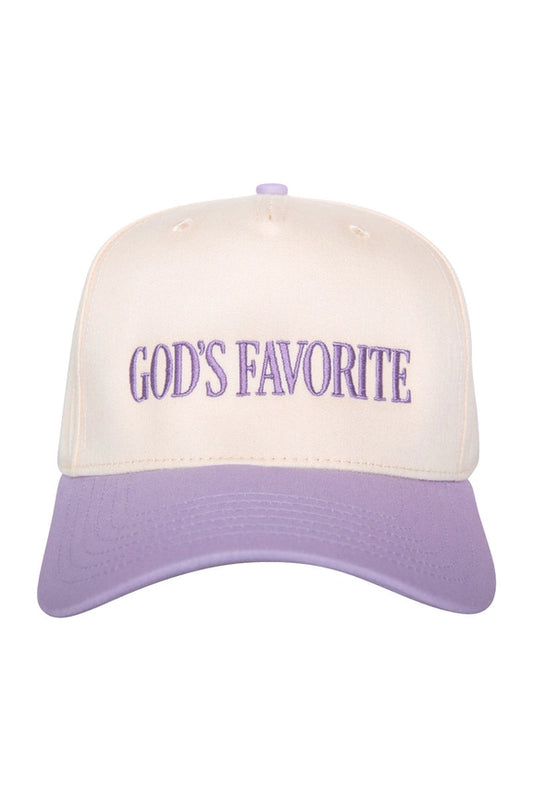 GOD'S FAVORITE TWO TONED VINTAGE HAT - PURPLE