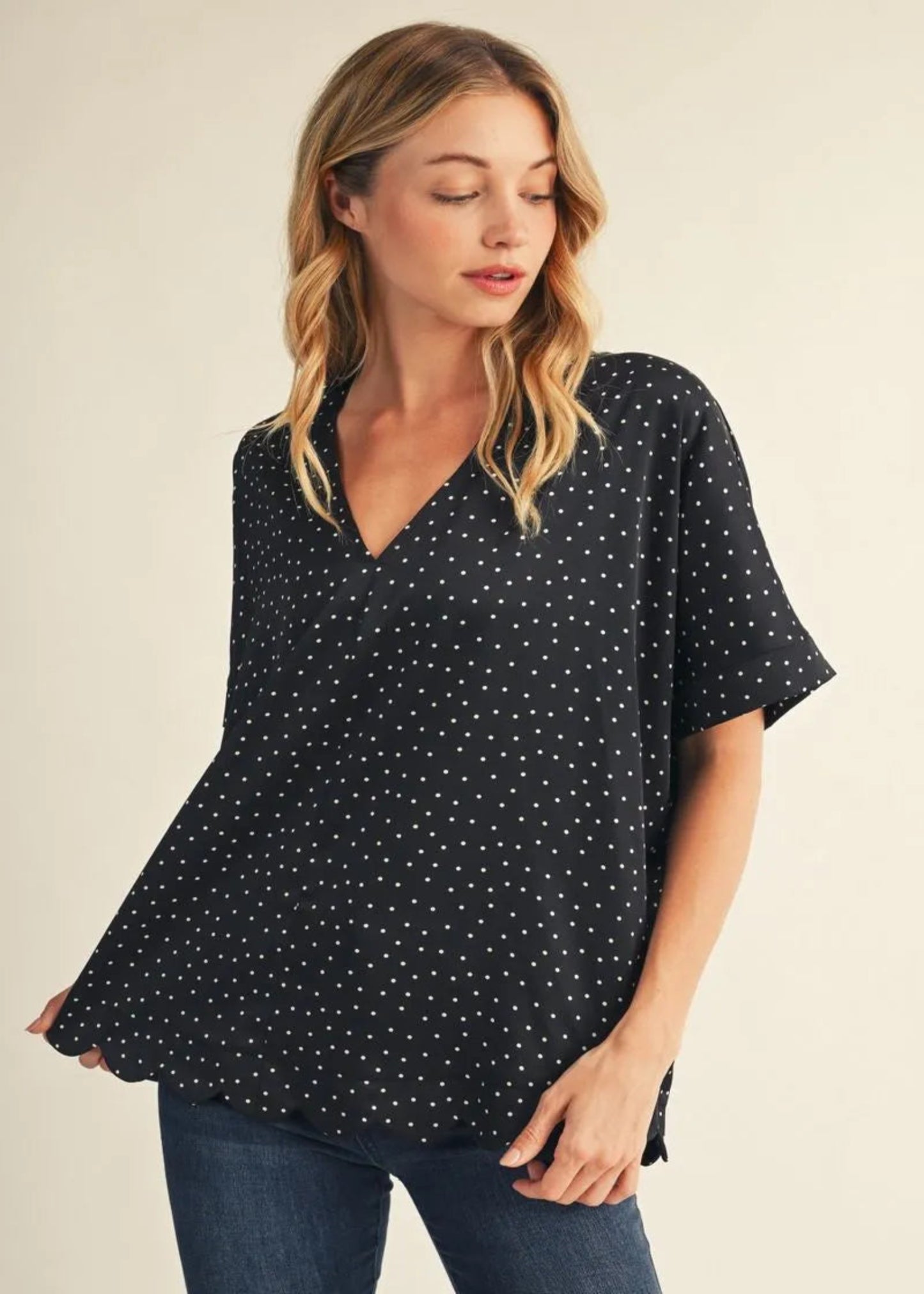 SAVANNAH TOP - BLACK