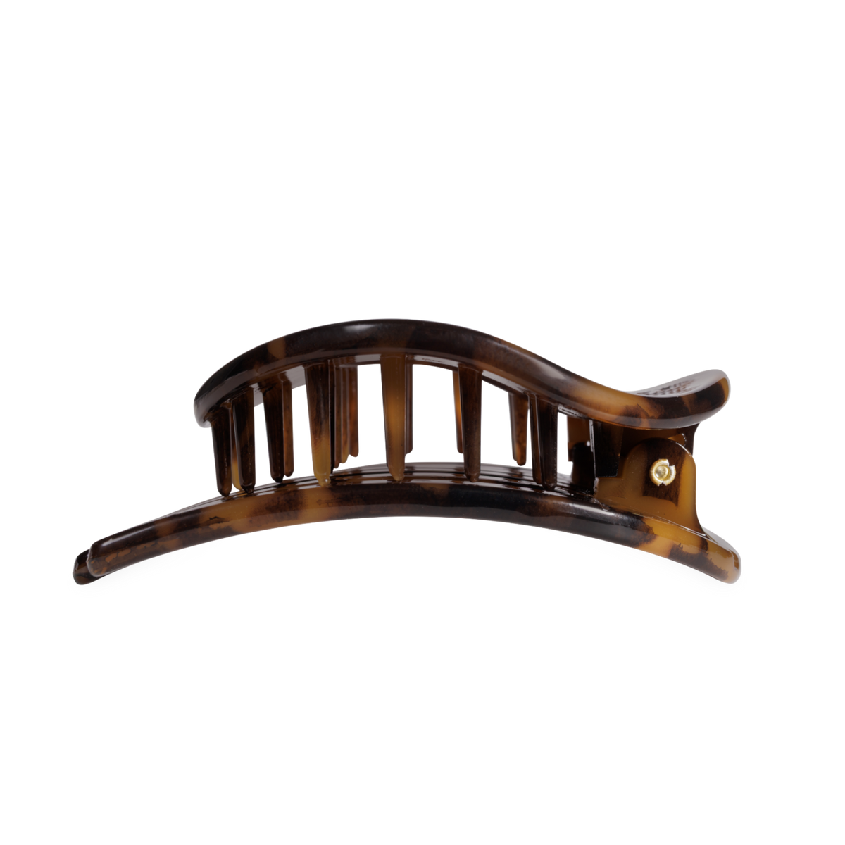 Tortoise | Large| Flat Circle Hair Clip