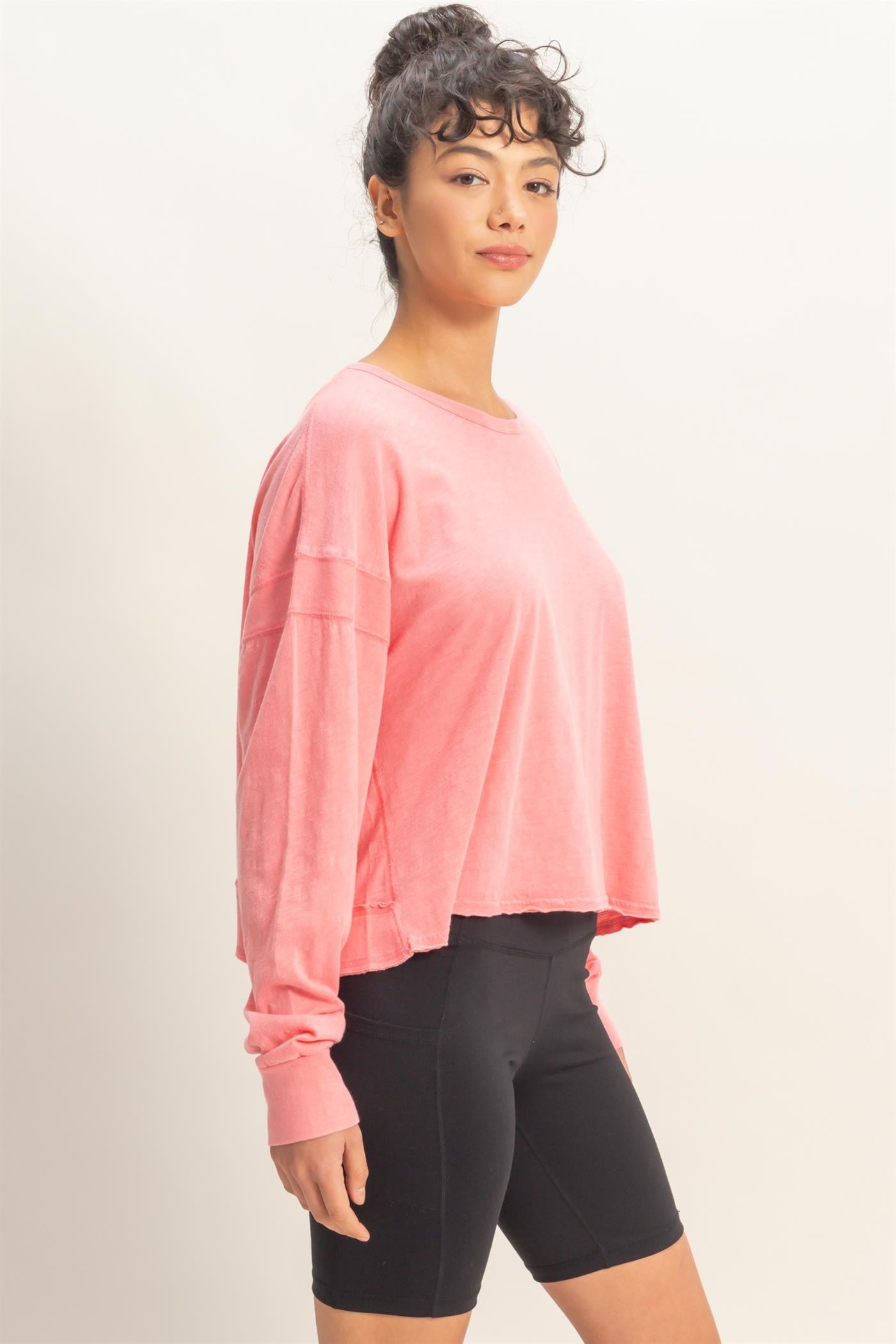 COLBIE TOP - TAFFY PINK