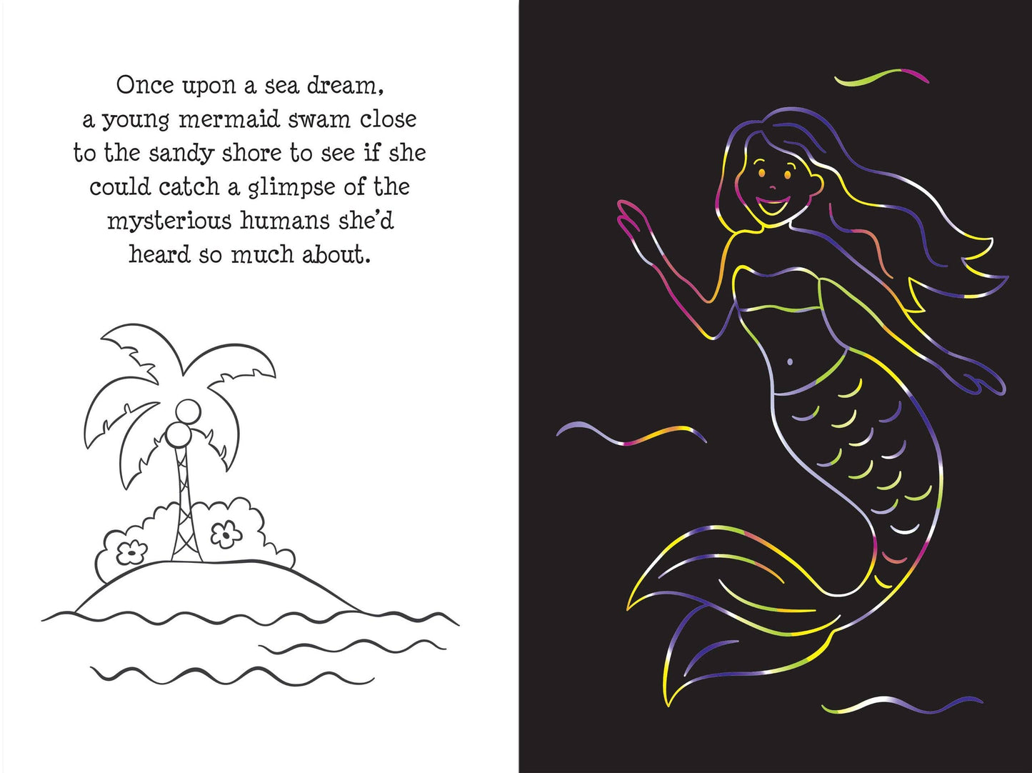 Mermaid Adventure Scratch and Sketch