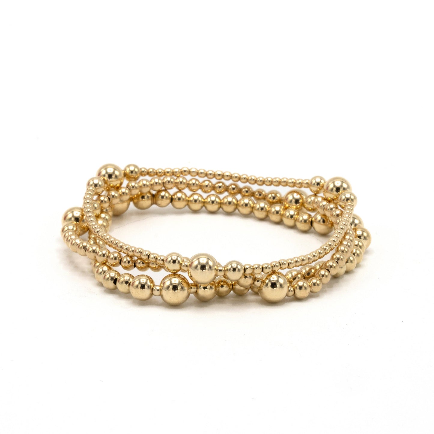 The Nantucket Collection 2x6 14k Gold- Filled Beaded Bracelet
