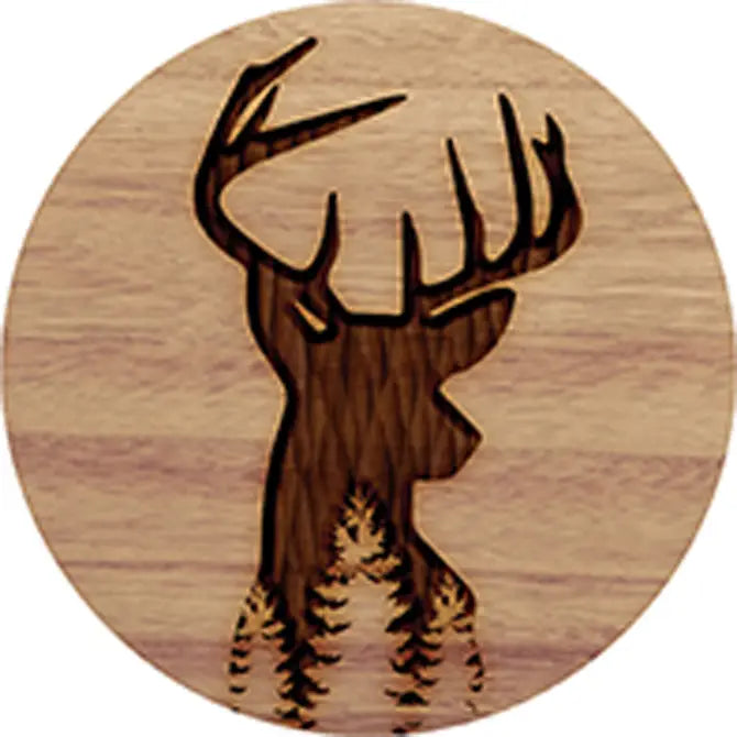 CAR COSTER - WOOD DEER