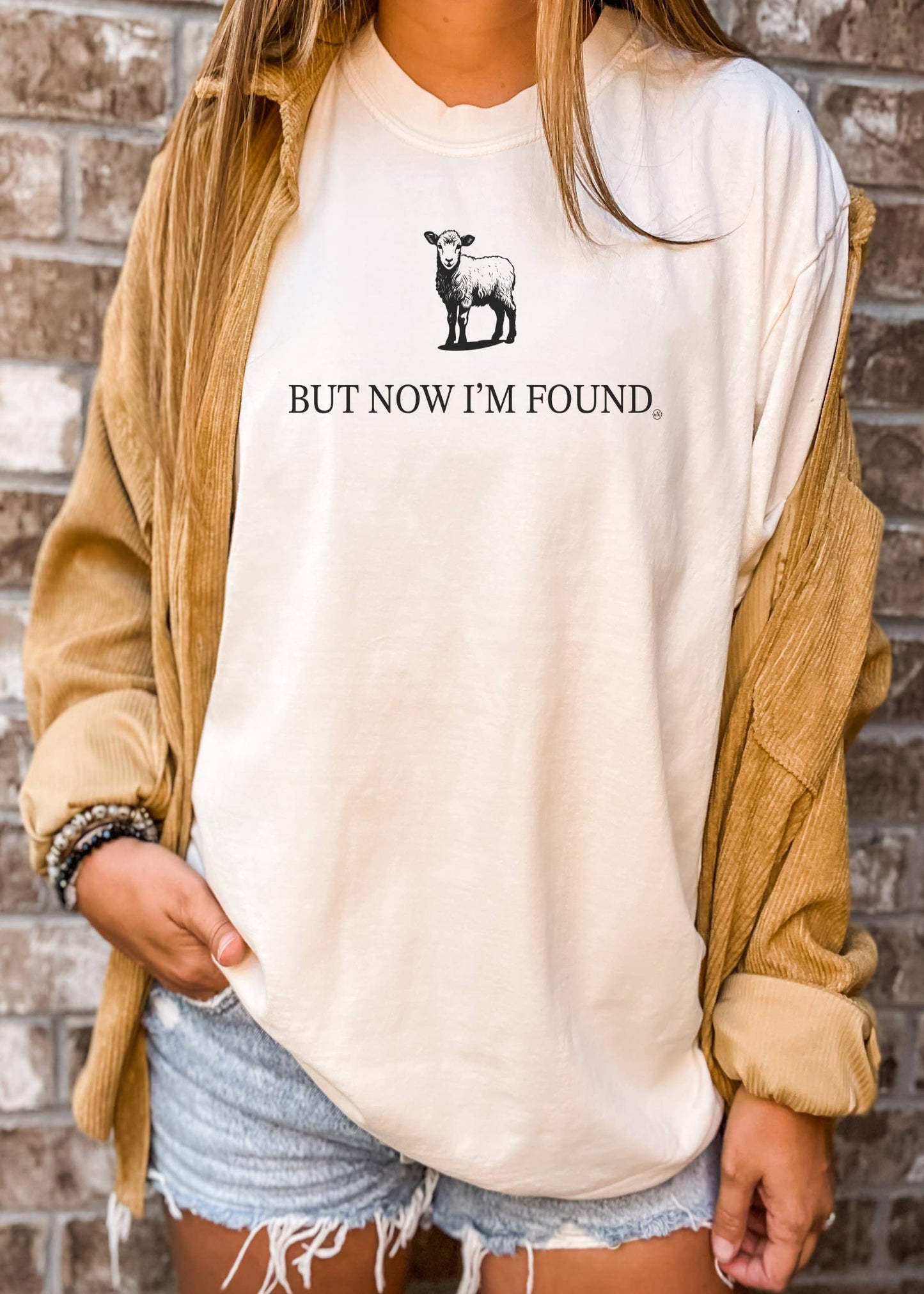 But Now I'm Found Lamb Christian Tee
