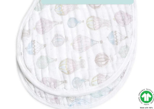 2 PACK BURPY BIBS ABOVE THE CLOUDS