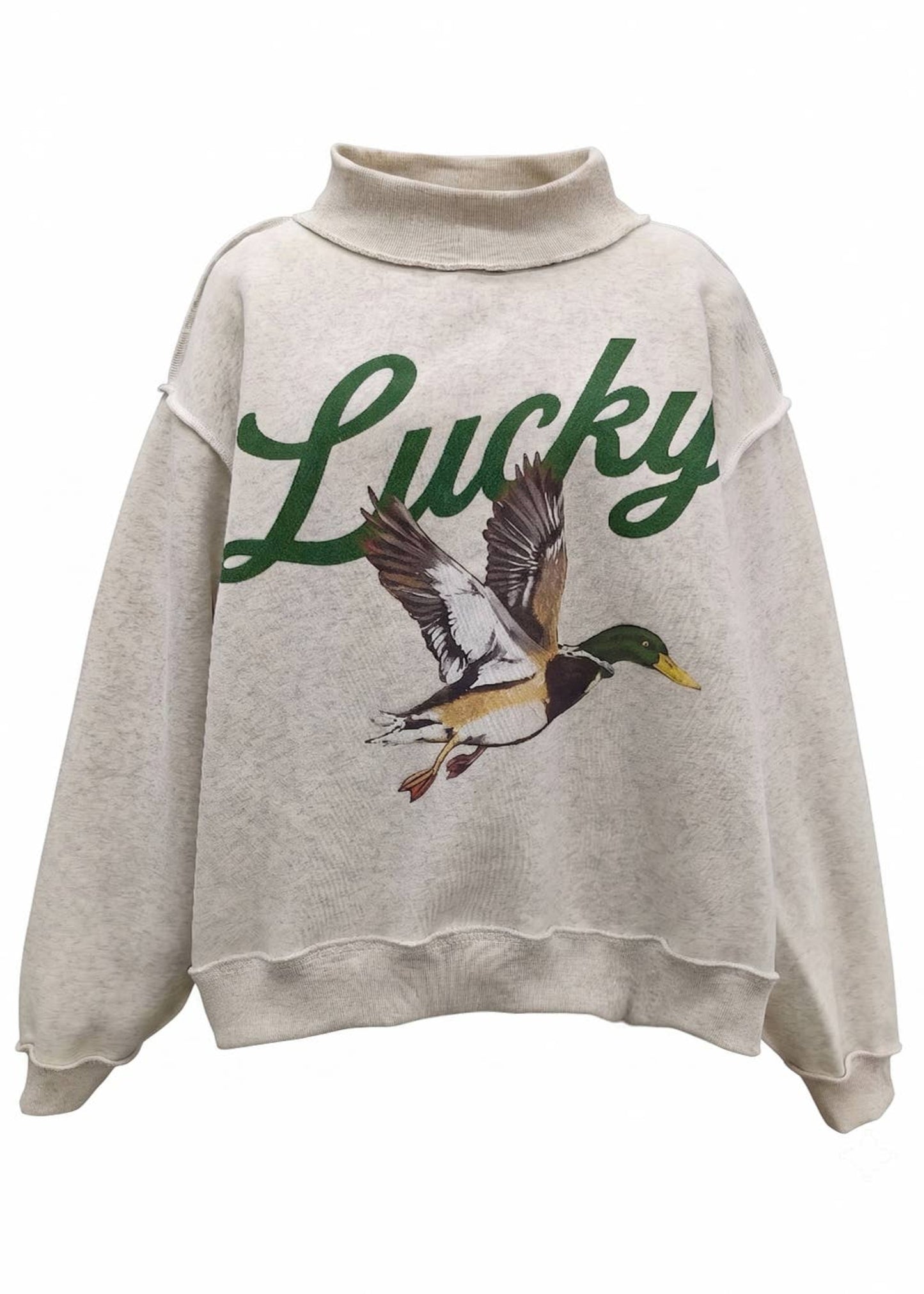 Lucky & Mallard Mock-Neck Sweatshirt