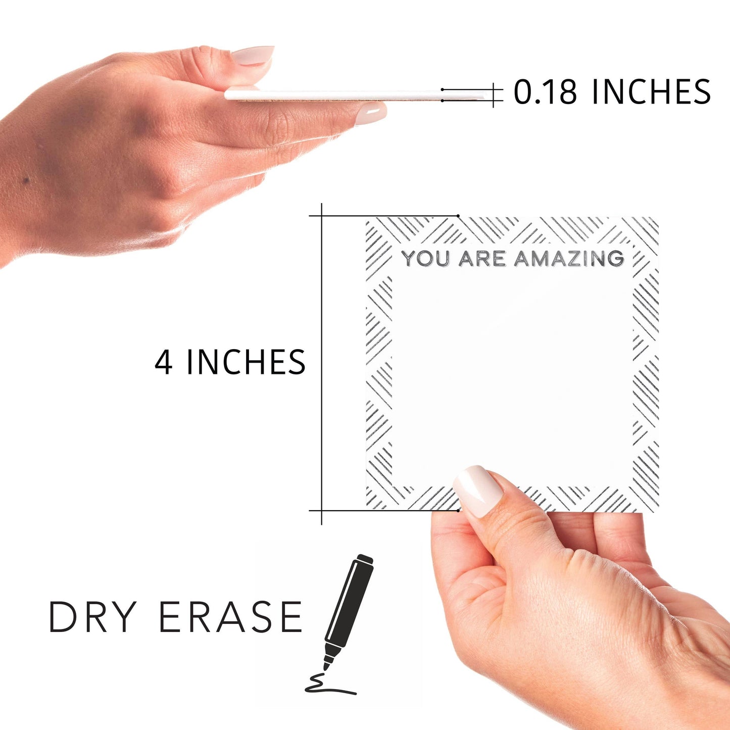 Dry Erase Board, Inspiring Message Board, Glass Marker Board