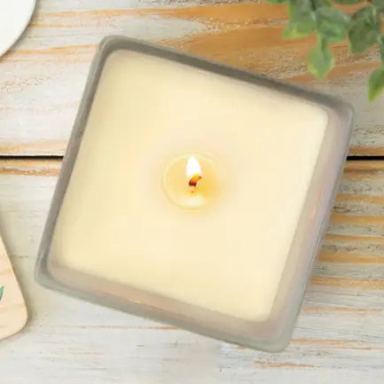 "Our Home" Square Candle