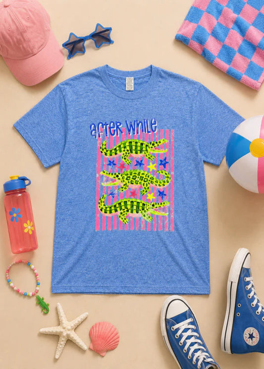 AFTER WHILE CROCODILE GRAPHIC TEE