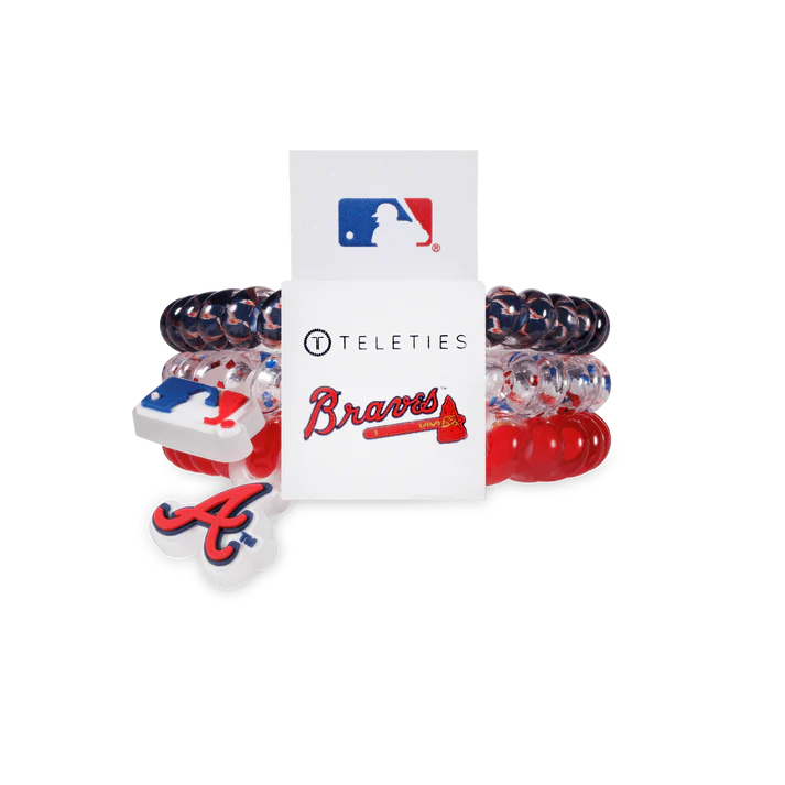 ATLANTA BRAVES - TELETIE HAIR TIES