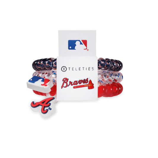 ATLANTA BRAVES - TELETIE HAIR TIES