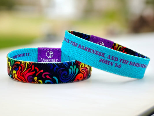 Versible® Wristbands - Coral Reef / John 1:5