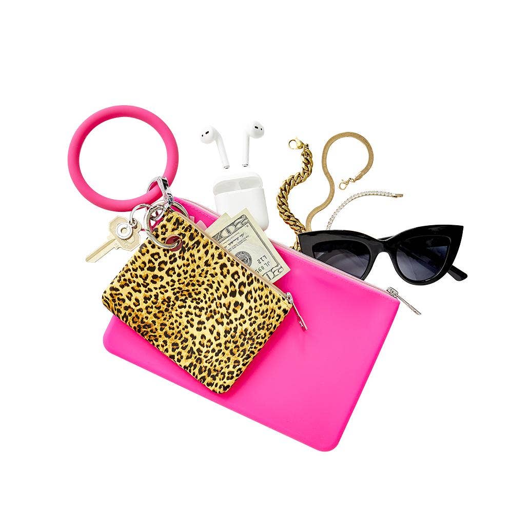 Silicone Big O® Key Ring - Tickled Pink