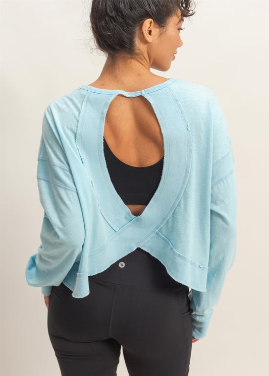 COLBIE TOP - BLUE