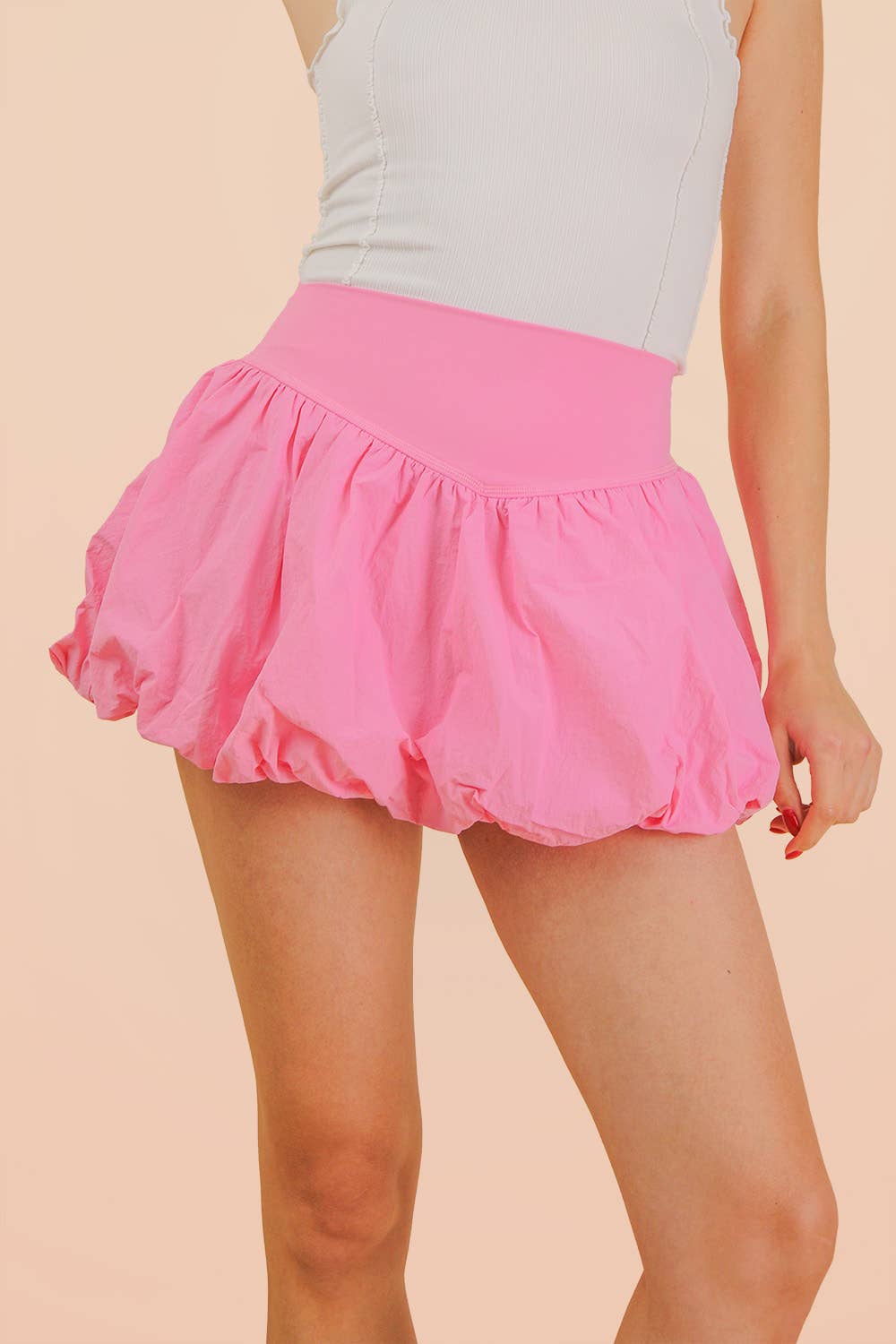 MARCIE BUBBLE SKIRT - PINK