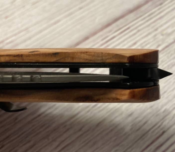 Bass on a Line Knife