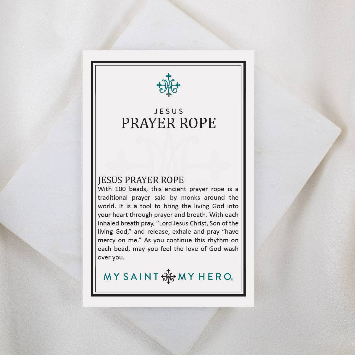 Jesus Prayer Rope Crystal Pearl Bracelet