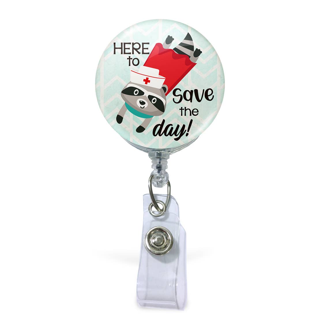 Save the Day Raccoon Badge Reel