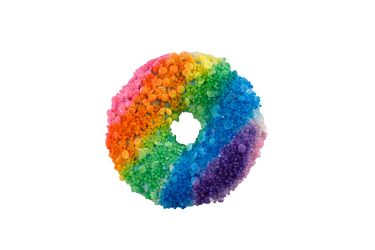 Donut Bath Bomb | Rainbow Airbrush
