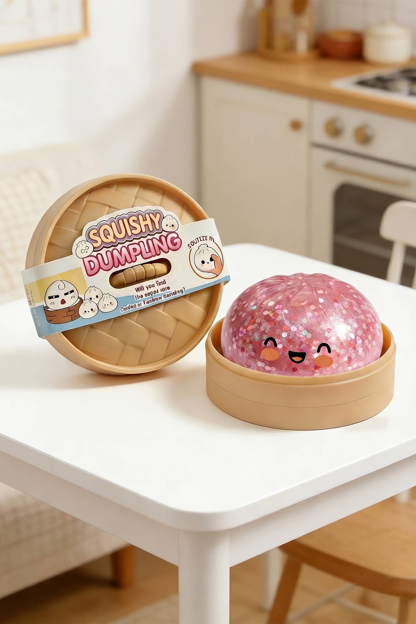 Dumpling Soft Bun Stress Relief Squeeze Toy